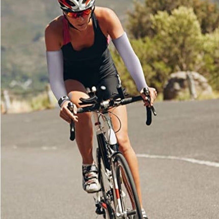 UV Sun Protection Cooling Arm Sleeves For Basketball Running Cycling Golf (7 Colors Available) - Go2buy Australia