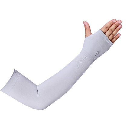 UV Sun Protection Cooling Arm Sleeves With Thumb Hole For Basketball Running Cycling Golf (7 Colors Available) - Go2buy Australia