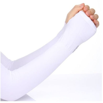 UV Sun Protection Cooling Arm Sleeves With Thumb Hole For Basketball Running Cycling Golf (7 Colors Available) - Go2buy Australia