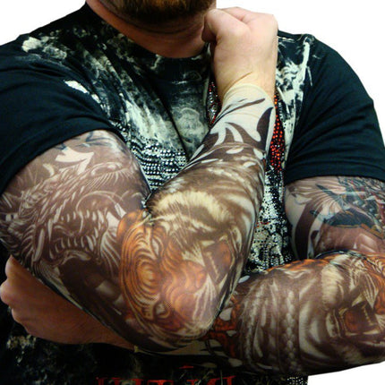UV Sun Protection Fake Temporary Nylon Tattoo Unisex Sleeves (1PCS) - Go2buy Australia