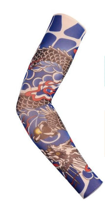 UV Sun Protection Fake Temporary Nylon Tattoo Unisex Sleeves (1PCS) - Go2buy Australia