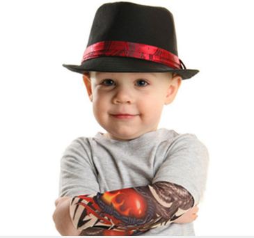 UV Sun Protection Fake Temporary Nylon Tattoo Unisex Sleeves For Kids (1PCS) - Go2buy Australia