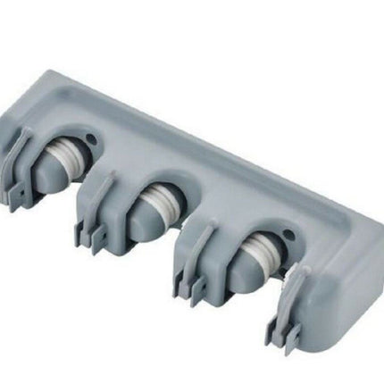 Wall Mounted Mop Broom Brush Holder Organizer Hanger Storage Tools 3 Rack - Go2buy Australia
