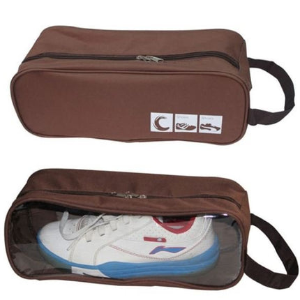 Waterproof Portable Shoe Bags Case Travel Sports Storage Tote View Window - Go2buy Australia