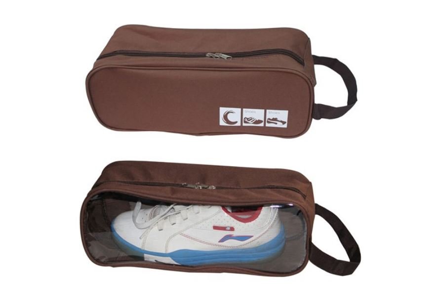 Waterproof Portable Shoe Bags Case Travel Sports Storage Tote View Window - Go2buy Australia