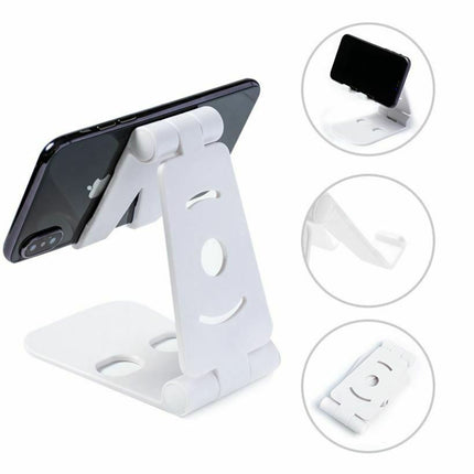 Z08 ABS Foldable Portable Adjustable Swivel Mobile Phone Holder Stand Desk - Go2buy Australia