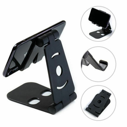 Z08 ABS Foldable Portable Adjustable Swivel Mobile Phone Holder Stand Desk - Go2buy Australia