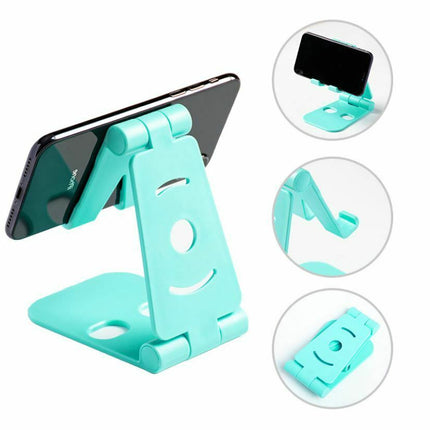 Z08 ABS Foldable Portable Adjustable Swivel Mobile Phone Holder Stand Desk - Go2buy Australia