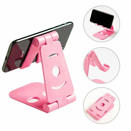 Z08 ABS Foldable Portable Adjustable Swivel Mobile Phone Holder Stand Desk - Go2buy Australia